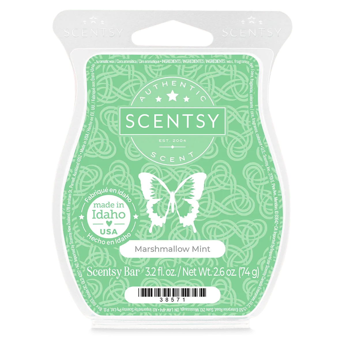 Marshmallow Mint Scentsy Bar